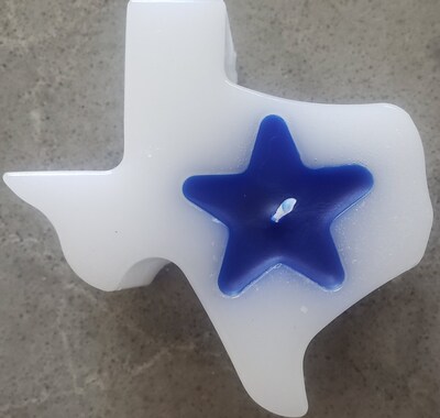 Lone Star State Texas Candle, Heart Of Texas Candle Blue Bonnet Scented - image2